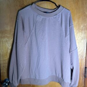 Women’s Tan Sweater Blouse XL